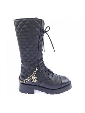 Chanel Boots Black